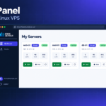 KwikServer Zenith Panel dashboard illustration for Linux VPS